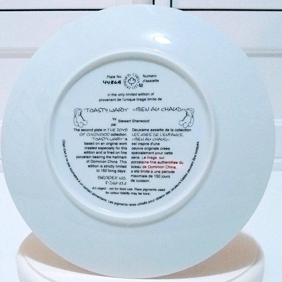 Toasty Warm Decorative plate by Steward Sherman - Picture 4 of 5